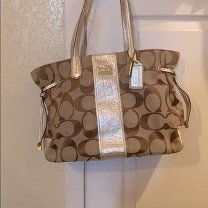 Coach purse with matching wallet